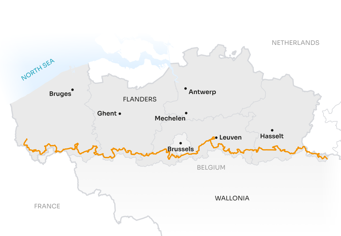 Map Flanders EN Hill Route